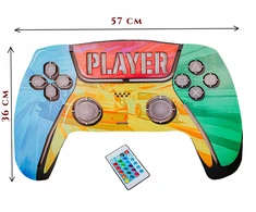 Bez Marki DALUS LED PAD Lampa nocna RGB dla gracza prezent Rękodzieło GAMERS PLAYER