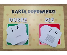 Bez Marki Daugybos lentelės mokymosi rinkinys (100 kortelių + atsakymų lenta)