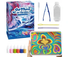 Bez Marki DAŽYMO RINKINYS VANDENIUI EBRU DAŽAI MAGICAL CREATIVE KIT A5 DIY
