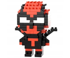 Bez Marki Deadpool statybinių blokų veiksmo figūrėlė Superherojus 3D Marvel dovana