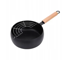 Bez Marki Deep Fry Puodas, nepridegantis su aliejumi lašintuvu, praktiškas pienas, 20 CM