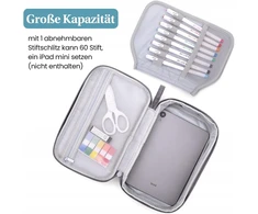 Bez Marki Didelė sulankstoma pilka mokyklinė dėklo Xl, pieštukams ir kreidelėms