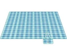 Bez Marki Didelis 200x200cm pikniko pledas su vandeniui atspariu pagrindu