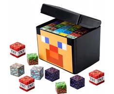Bez Marki DIDELIS 3D MAGNETINIŲ BLOKŲ RINKINYS 180 vnt + FIGURINĖS dovanų dėžutė