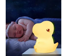 Bez Marki DINOZAUR MIĘKKA Naktinė lempa DLA DZIECI LED RGB USB KOLOROWA SILIKONOWA