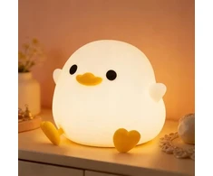 Bez Marki Dodo Duck Lampka Nocna LED Kaczka Silikonowa su Timerem