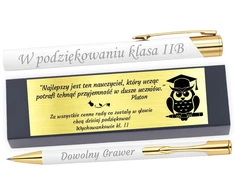 Bez Marki Długopis su GRAWEREM NEMOKAMAI na Prezent Baltas Prezent Dla Nauczyciela Ucznia