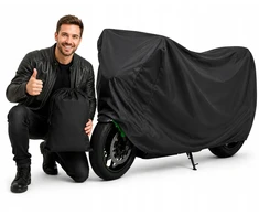 Bez Marki DVIRAČIO DENGIMAS MOTOROLERIS ATSPIRUS VANDENIUI 200x110x70cm Juodas DIDELIS SAGTIS