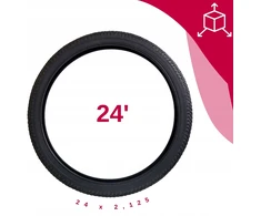 Bez Marki DVIRAČIO PADANGOS MTB MOUNTAIN VELOXO DIRTRIDER 24X2.125 JUODOS 24 colių