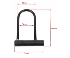 Bez Marki DVIRAČIO SAUGUMAS DVIRAČIO UŽRAKTA U-LOCK DVIRAČIO SPYNĖ