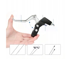 Bez Marki Dviračio stabdžių kaladėlės V-Brake trinkelės priekiniai galiniai 110 mm juodi SET