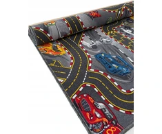 Bez Marki DYWAN DISNEY CARS 150x230 Miasto Ulice Kolory
