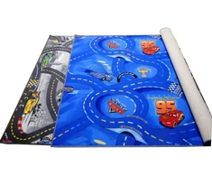 Bez Marki DYWAN DISNEY CARS ULICE MATA AUTA 160x200 4 KOLORY