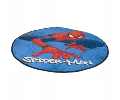 Bez Marki DYWAN DLA DZIECI OKRĄGŁY Mėlynas DYWANIK SPIDERMAN MIĘKKI Z BAJEK