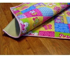 Bez Marki DYWAN DZIECIĘCY kolorowy w kwiatki 150x200 Promocj