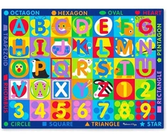 Bez Marki DYWAN MATA ABC CYFERKI I LITERKI MELISSA AND DOUG