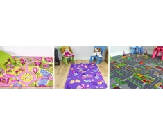 Bez Marki Dywanik mata 100x150 drogi ulice domki dla dziecka