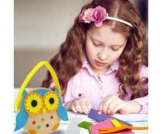 Bez Marki EDUKACYJNY Rinkinys DO SZYCIA DLA DZIECI 4 SZT FILC DIY ZWIERZĘTA KREATYWNE