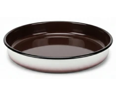 Bez Marki Emalio formos 36 cm Retro kepimo skarda