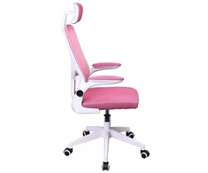 Bez Marki ERGONOMICZNY FOTEL BIUROWY SUKAMASIS MIKROSIATKA FIBI ROŽINĖ
