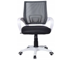 Bez Marki ERGONOMICZNY FOTEL SUKAMASIS Kėdė BIUROWE LILY JUODA-Baltas JUODA