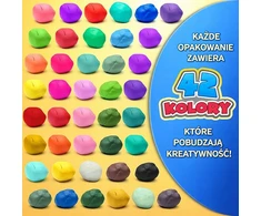 Bez Marki Essenson magic molio modeliavimo pasta 42 spalvų vaikams nuo 3 metų +