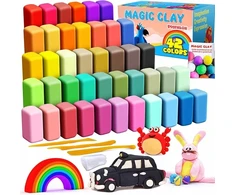 Bez Marki Essenson magic molio modeliavimo pasta 42 spalvų vaikams nuo 3 metų +
