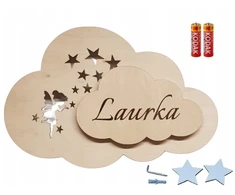 Bez Marki Fairy lempa žvaigždės naktinis debesis SPALVOS LED cinko baterijos