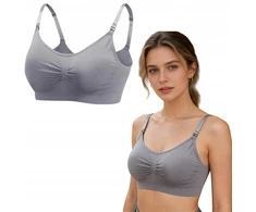 Bez Marki FEEDING BRA SEAMLESS liemenėlė nėščiosioms, minkšta, be apačios, XL