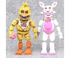 Bez Marki FNAF veiksmo figūrėlė 6 vnt. įvairiaspalvis plastikas vaikams nuo 5 metų
