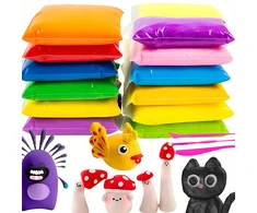Bez Marki FOAM PLAYSTINE EDUCATIONAL SENSORY PASTA HOLIDAYS 12 vnt.