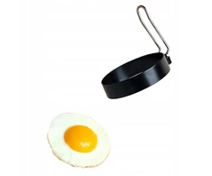 Bez Marki Forma kiaušinių, omletų ir blynų kepimui, nerūdijančio plieno + teptukas, 4 vnt.