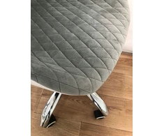 Bez Marki FOTEL Kėdė OBROTOWE BIUROWE PILKA GRAY CIEMNY
