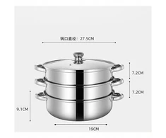 Bez Marki Garinimo puodas Garintuvas 4,3 l 19 cm 4 vnt.