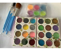 Bez Marki GLITTER TATTOO RINKINYS, PLAUNAMI GLITTER ŠABLONAI VAIKAMS