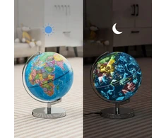 Bez Marki GLOBUS INTERAKTYWNY LED SUKAMASIS HD NAUKA GEOGRAFII DLA DZIECI
