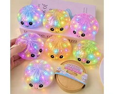 Bez Marki Gniotek Anti-stress Luminous Dumpling LED Glitter Large 9 cm