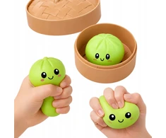 Bez Marki Gniotek Dumpling Squishy DIM SUM 5cm + NEMOKAMAI!