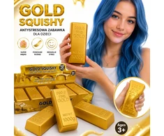Bez Marki GOLD KOSTKA GNIOTEK ANTISTRESS ADHD HIT!