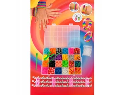 Bez Marki GUMĖS APYRANKĖMS GAMINTI DIDELIS RINKINYS 720 EL VAIKAMS + XXL LOOM