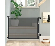 Bez Marki Hawthyhome praplečiamų durų vartai 0-140 cm Juoda B432