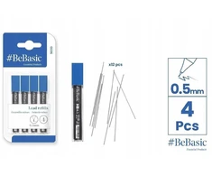 Bez Marki HB rašiklis 0,5 mm 12x4vnt - BeBasic
