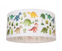 Bez Marki HEXE KIDS Lampa sufitowa dziecięca DINOZAURY 1 x 60W balta H0973