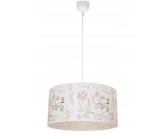 Bez Marki HEXE KIDS Lampa sufitowa dziecięca DINOZAURY 2 1 x 60W balta H0975