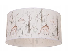 Bez Marki HEXE KIDS Lampa sufitowa dziecięca W LESIE 1 x 60W balta H0949