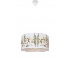 Pakabinamas šviestuvas Bez Marki HEXE KIDS Lampa sufitowa wisząca dziecięca LAS 1 x 60W E27 balta H0966