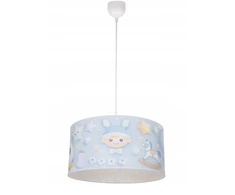 Bez Marki HEXE KIDS Lampa sufitowa wisząca dziecięca CHŁOPCZYK 1x60W mėlyna H0954