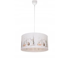 Bez Marki HEXE KIDS Lampa sufitowa wisząca dziecięca W LESIE 2 x 60W E27 balta H0951