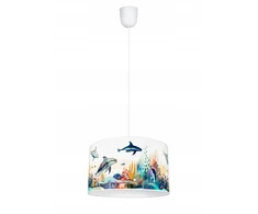 Bez Marki HEXE OCEAN Lampa dziecięca sufitowa wisząca 1 x 60W H0916