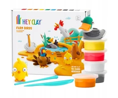 Bez Marki Hey Clay Ptaki su farmy Masa plastyczna do zabawy + priedai, ciastolina
